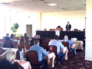 Tim Descenza, Tennessee Board of Judicial Conduct Disciplinary Counsel addressing the Nashville seminar April 12th.