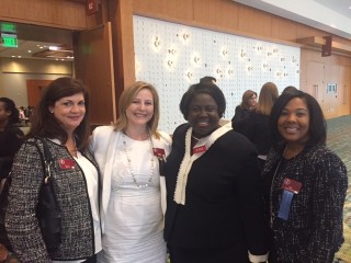 Monica Mackie, Mandy Floyd, Juvenile Judge Sheila Calloway, and Nikki Smith-Bartley