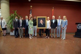 Judge Leibowitz with family and friends.