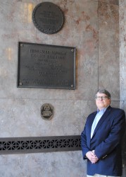 Court of Appeals Judge Andy Bennett in the foyer of the Nashville Supreme Court Building.