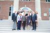 The Supreme Court and delegates of the Girls State court.